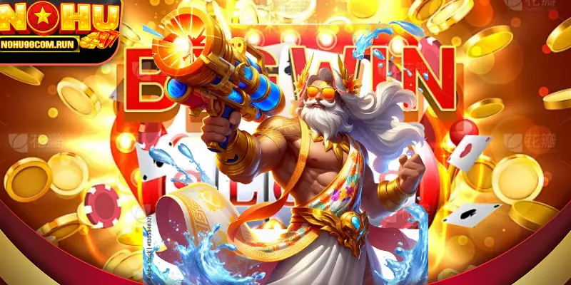 Giao diện Nổ Hũ Olympus với hình ảnh thần Zeus